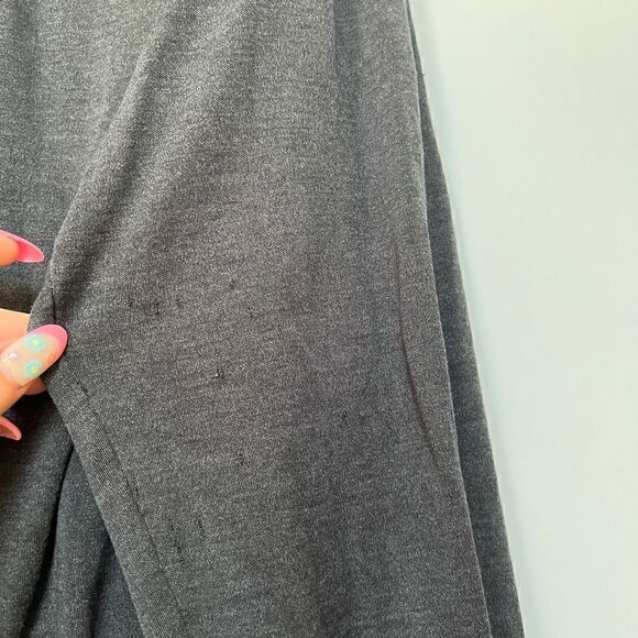 Bilancioni Zip Up Sweater Jacket Silk Wool Blend Dark Charcoal Gray size 52 - Picture 9 of 13